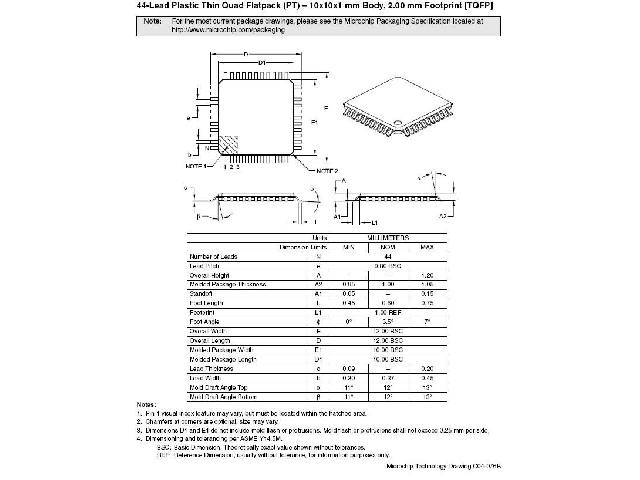 Microcontrôleur PIC18F4550-I-PT