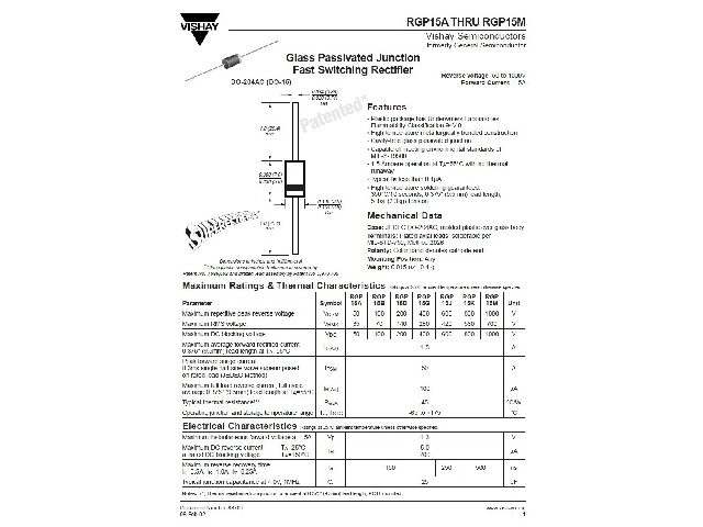 Diode RGP15M