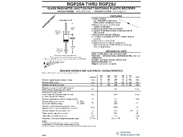 Diode RGP20B