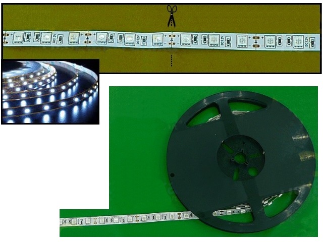 Flexible LEDs blanches RIBBON-WC001N5