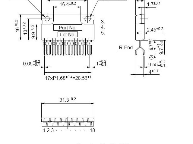 Circuit intégré SLA7062M