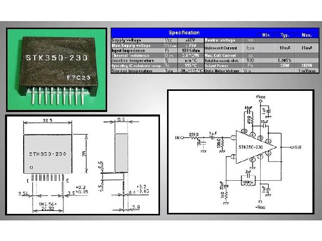 Circuit intégré STK350-230