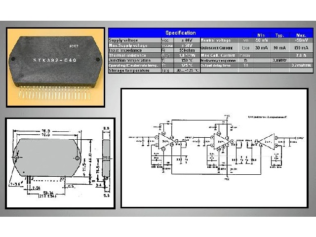 Circuit intégré STK392-040