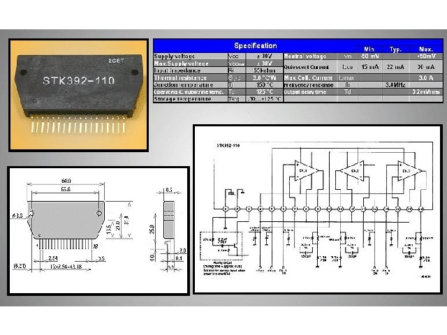 Circuit intégré STK392-110-PMC