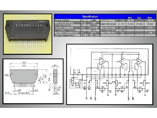 Circuit intégré STK392-120-PMC