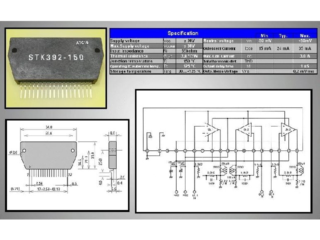 Circuit intégré STK392-150