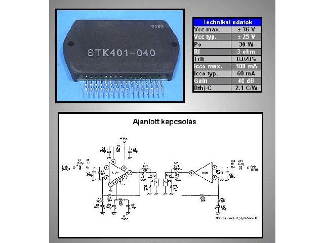 Circuit intégré STK401-040