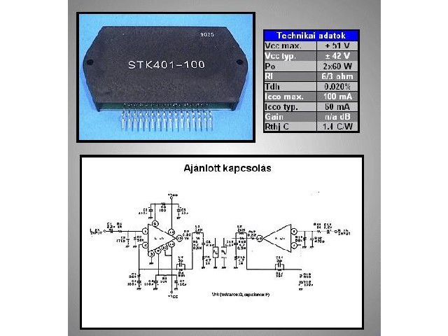 Circuit intégré STK401-100