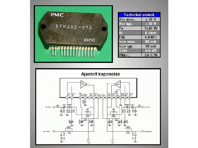 Circuit intégré STK402-070-PMC