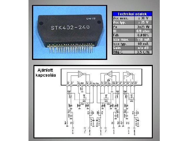 Circuit intégré STK402-240