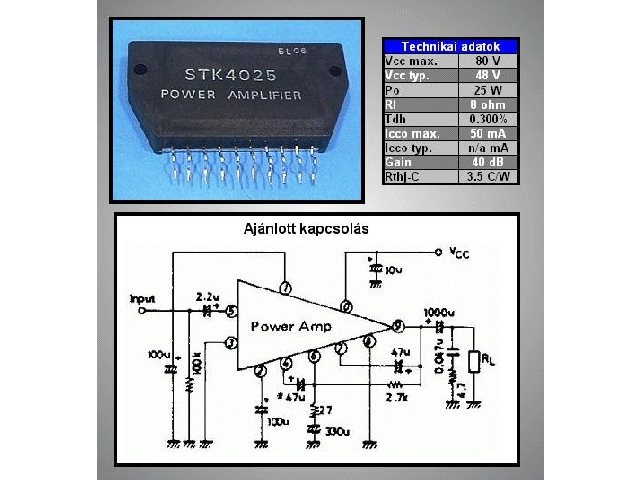 Circuit intégré STK4025