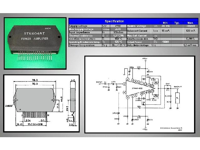 Circuit intégré STK4048II