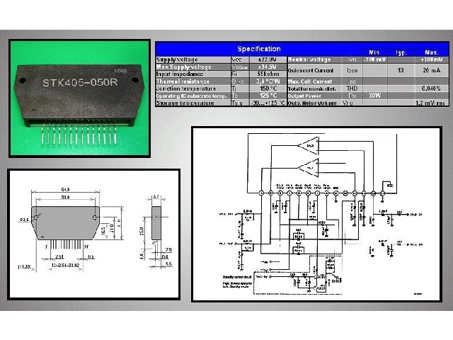 Circuit intégré STK405-050R