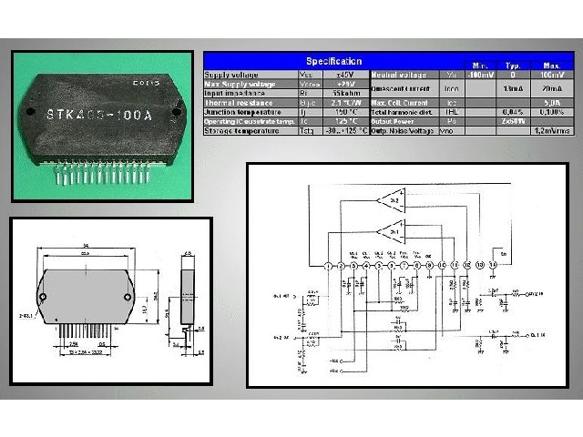 Circuit intégré STK405-100A