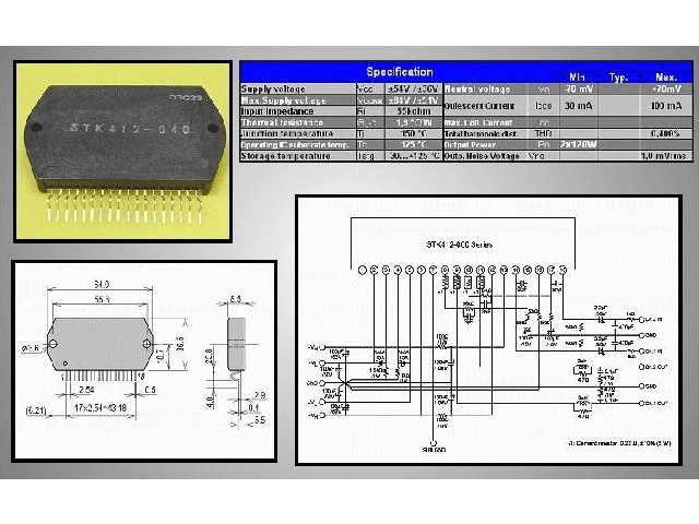 Circuit intégré STK412-040