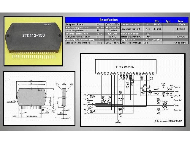Circuit intégré STK412-150