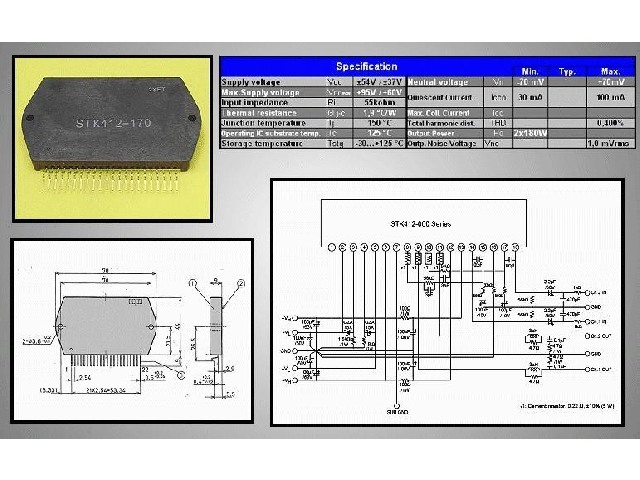 Circuit intégré STK412-170