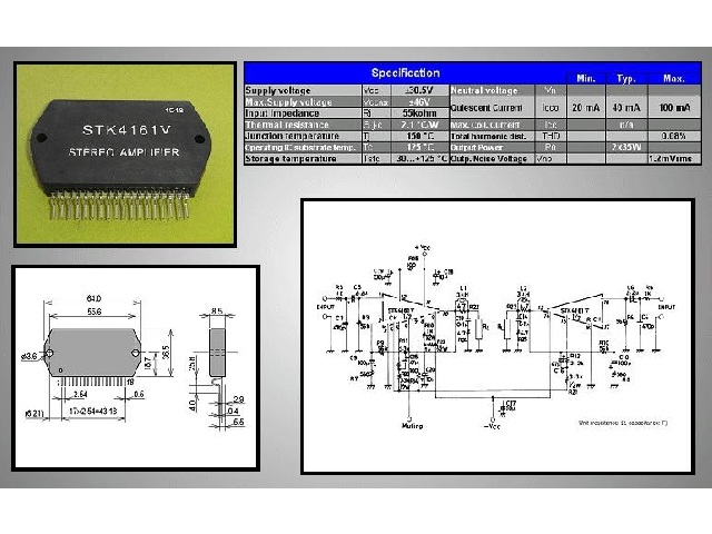 Circuit intégré STK4161V