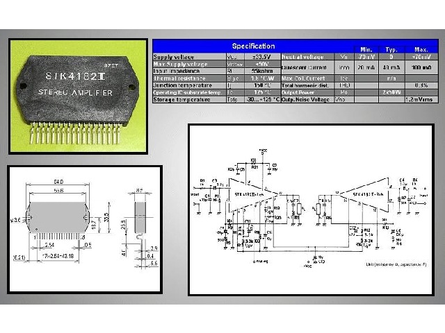 Circuit intégré STK4182II