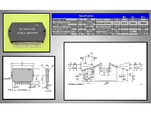 Circuit intégré STK4241II