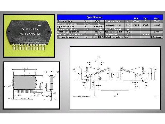 Circuit intégré STK4241V