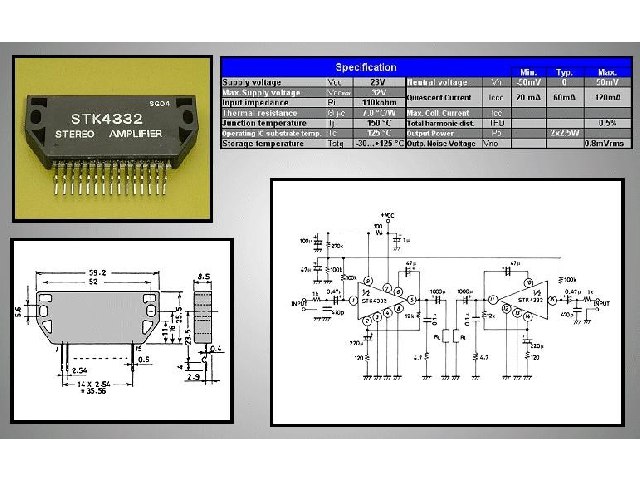 Circuit intégré STK4332