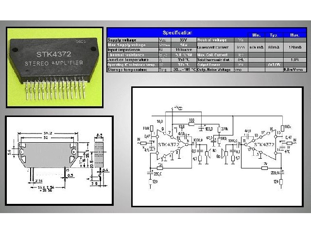 Circuit intégré STK4372