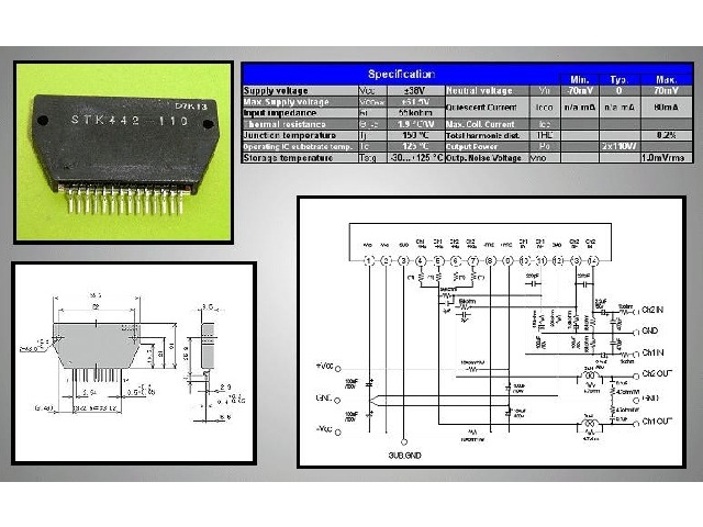 Circuit intégré STK442-110