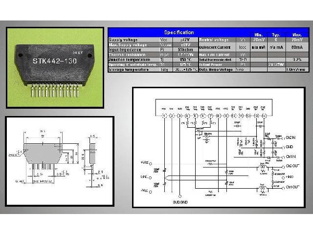 Circuit intégré STK442-130