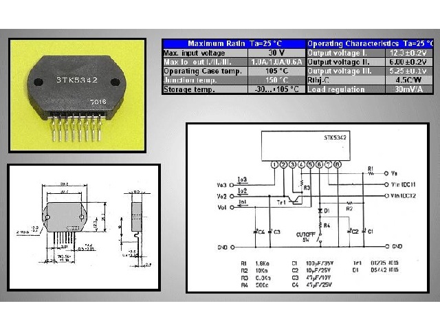 Circuit intégré STK5342