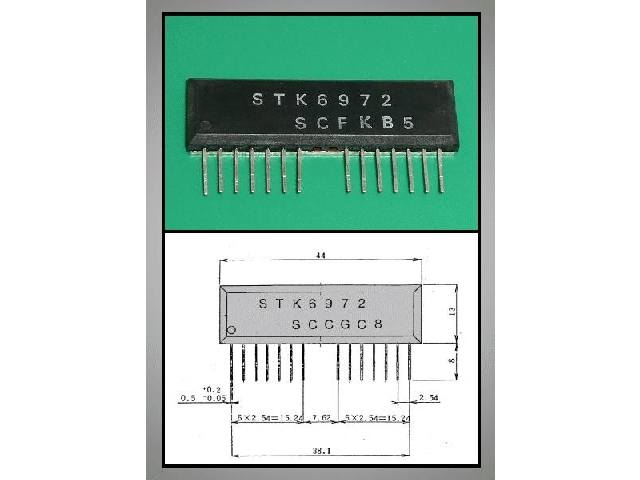 Circuit intégré driver de moteur STK6972H