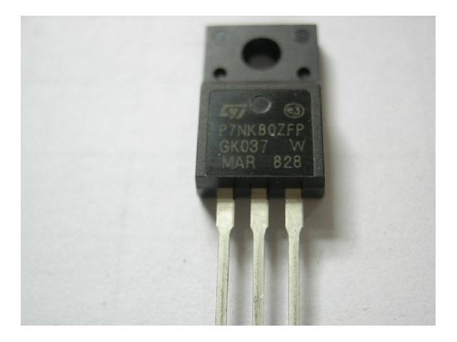 Transistor STP7NK80ZFP