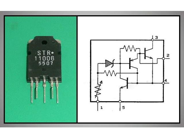 Circuit régulateur de tension à découpage STR11006-SKN