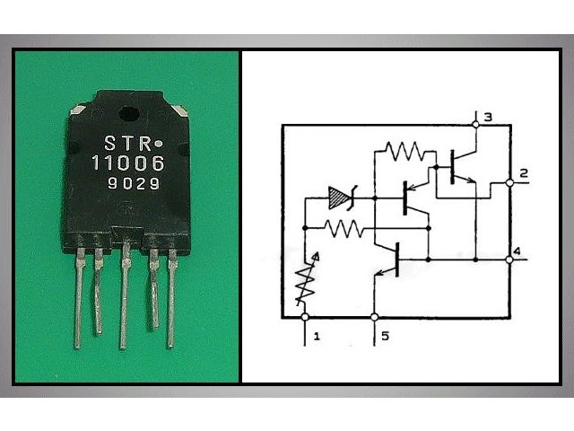 Circuit régulateur de tension à découpage STR11006