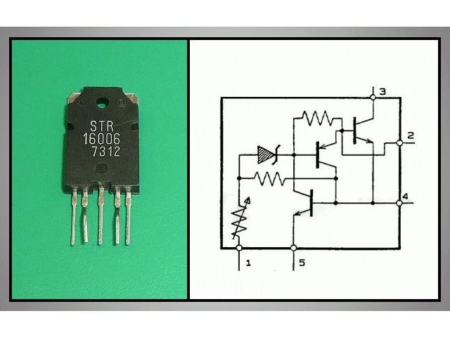 Circuit régulateur de tension à découpage STR16006