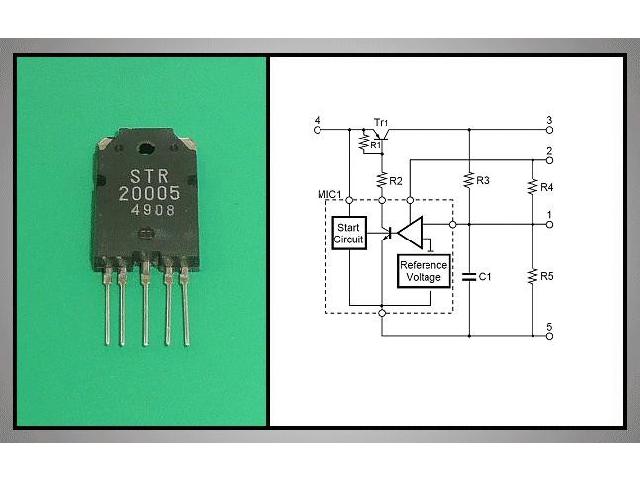 Circuit régulateur de tension à découpage STR20005