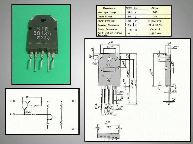 Circuit régulateur de tension positive STR30135