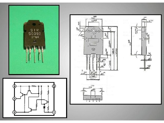 Circuit régulateur de tension à découpage STR50092