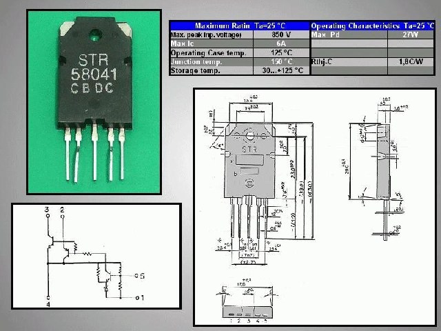 Circuit intégré STR58041