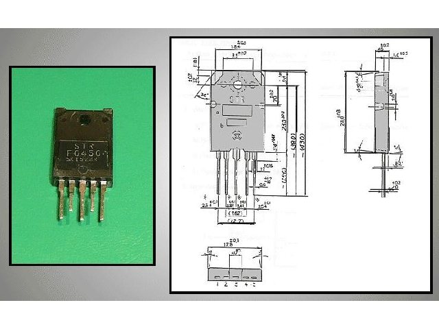 Circuit régulateur de tension à découpage STRF6456
