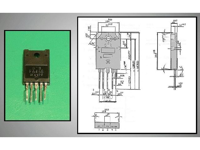Circuit régulateur de tension à découpage STRF6458