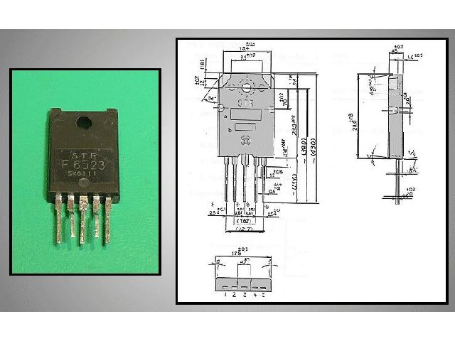 Circuit régulateur de tension à découpage STRF6523
