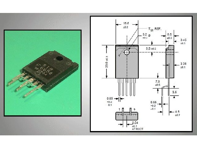 Circuit régulateur de tension à découpage STRF6654