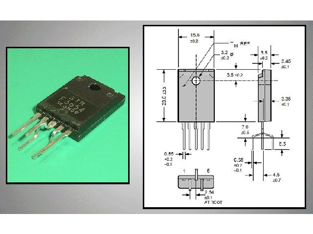 Circuit régulateur de tension à découpage STRF6654LF