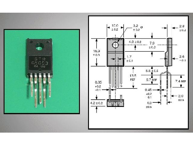 Circuit régulateur de tension à découpage STRG5653