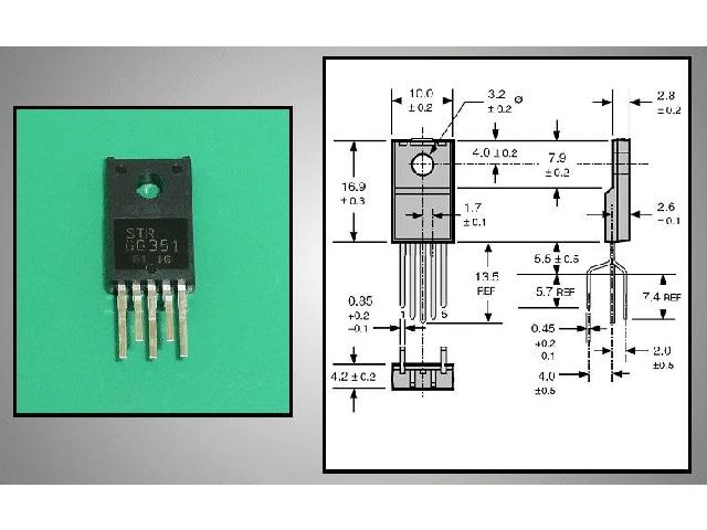 Circuit régulateur de tension à découpage STRG6351