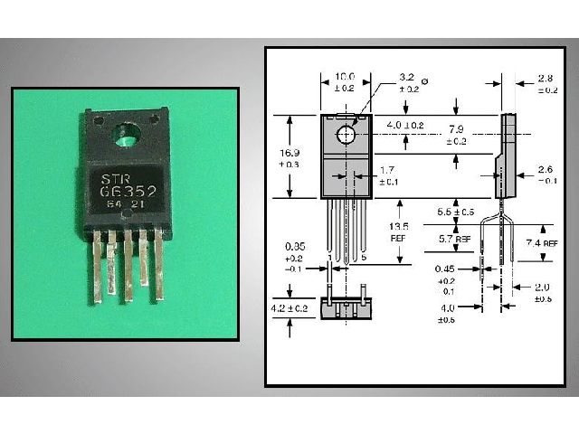 Circuit régulateur de tension à découpage STRG6352