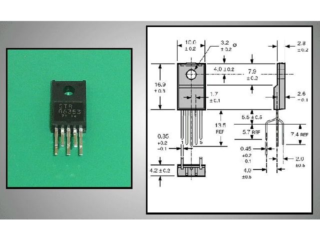 Circuit régulateur de tension à découpage STRG6353