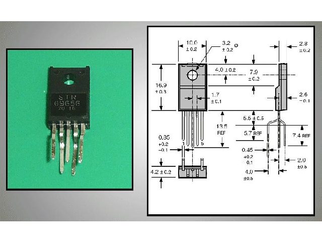 Circuit régulateur de tension à découpage STRG9656