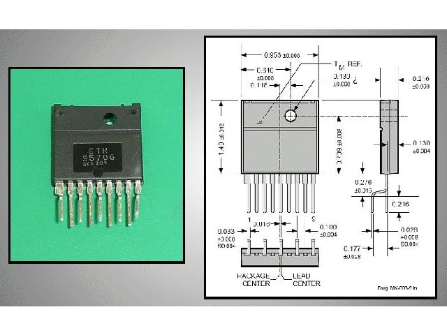 Circuit régulateur de tension à découpage STRS5706